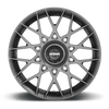R166 BLQ-C - 19in, Cast Aluminum, Anthracite, 19X8.5, 5X112, 45mm, 194933054763, 194933054763