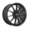 R168 DTM - 17in, Cast Aluminum, Satin Black, 17X8, 5X112/120, 40mm, 194933316809, 194933316809