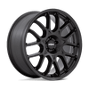 R195 ZWS - 21in, Flow Formed Aluminum, Matte Black, 21X10.5, 5X120, 15mm, 194933217298, 194933217298