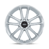 R192 BTL - 21in, Flow Formed Aluminum, Gloss Silver W/ Machined Face, 21X10.5, 5X120, 15mm, 194933210282, 194933210282