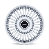 RC202 GRZ - 17in, Flow Formed Aluminum, Gloss Silver, 17X8, 4X100/4.5, 35mm, 194933353958, 194933353958