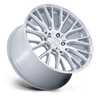 RC201 LSE - 20in, Cast Aluminum, Gloss Silver W/ Machined Face, 20X10, 5X120, 40mm, 194933355136, 194933355136