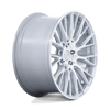 RC201 LSE - 20in, Cast Aluminum, Gloss Silver W/ Machined Face, 20X10, 5X120, 40mm, 194933355136, 194933355136