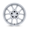 RC207 LTN-J - 19in, Flow Formed Aluminum, Matte Silver, 19X9.5, 5X100, 40mm, 194933395040, 194933395040