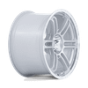 RC209 RPS - 18in, Flow Formed Aluminum, Matte Silver W/ Diamond Cut Li, 18X8.5, 5X4.5, 45mm, 194933391370, 194933391370