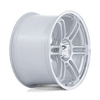 RC209 RPS - 19in, Flow Formed Aluminum, Matte Silver W/ Diamond Cut Li, 19X9.5, 5X4.5, 38mm, 194933391226, 194933391226