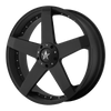 Rockstar Car - 17in, Cast Aluminum, Matte Black, 17X7.5, 5X115/120, 21mm, 885463046006, 885463046006