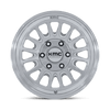 Impact FFT - 18in, Flow Formed Aluminum, Gloss Silver W/ Machined Face, 18X9, 6X4.5, 18mm, 194933416851, 194933416851