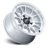 Range - 17in, Flow Formed Aluminum, Gloss Silver W/ Machined Face, 17X8.5, 6X5.5, -10mm, 194933328918, 194933328918