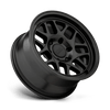 Bully OL - 16in, Cast Aluminum, Satin Black, 16X8, 5X5.0, 0mm, 885463793184, 885463793184