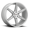 Prism - 20in, Cast Aluminum, Brushed Silver, 20X10.5, 5X120, 35mm, 885463737461, 885463737461