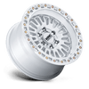 Aztec - 17in, Cast Aluminum, Gloss Silver W/ Machined Face, 17X8.5, 6X135, 0mm, 194933384105, 194933384105