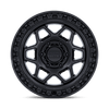 Torx - 17in, Cast Aluminum, Matte Black W/ Gloss Black Lip, 17X8.5, 6X120, 0mm, 194933390069, 194933390069