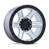 Outrun - 17in, Cast Aluminum, Machined W/ Gloss Black Lip, 17X8.5, 6X5.5, -10mm, 194933334612, 194933334612