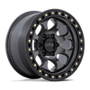 Riot SBL - 17in, Cast Aluminum, Anthracite W/ Satin Black Lip, 17X8.5, 5X5.0, 10mm, 194933303984, 194933303984