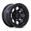 Riot SBL - 17in, Cast Aluminum, Satin Black, 17X8.5, 5X5.0, 10mm, 194933303762, 194933303762