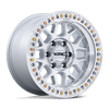 GRS - 18in, Cast Aluminum, Gloss Silver W/ Machined Face, 18X9, 5X5.0, 18mm, 194933376704, 194933376704