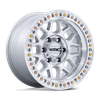 GRS - 18in, Cast Aluminum, Gloss Silver W/ Machined Face, 18X8.5, 6X5.5, 0mm, 194933376759, 194933376759