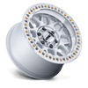 GRS - 17in, Cast Aluminum, Gloss Silver W/ Machined Face, 17X9, 6X5.5, 0mm, 194933376872, 194933376872