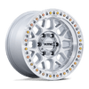 GRS - 17in, Cast Aluminum, Gloss Silver W/ Machined Face, 17X9, 5X150, -12mm, 194933402007, 194933402007