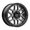Mesa - 18in, Cast Aluminum, Satin Black W/ Gray Tint, 18X9, 6X5.5, 18mm, 885463816784, 885463816784