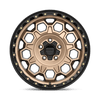 Trek - 17in, Cast Aluminum, Matte Bronze W/ Black Lip, 17X8, 6X5.5, 20mm, 194933047543, 194933047543