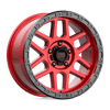 Mesa - 18in, Cast Aluminum, Candy Red W/ Black Lip, 18X9, 5X5.0, 18mm, 194933056880, 194933056880