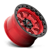 Chase - 20in, Cast Aluminum, Candy Red W/ Black Lip, 20X9, 6X5.5, 0mm, 194933102525, 194933102525