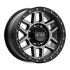 Mesa - 17in, Cast Aluminum, Satin Black W/ Gray Tint, 17X9, 8X6.5, 18mm, 885463816999, 885463816999