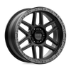 Mesa - 20in, Cast Aluminum, Satin Black W/ Gloss Black Lip, 20X9, 6X5.5, 0mm, 885463817453, 885463817453