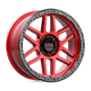 Mesa - 17in, Cast Aluminum, Candy Red W/ Black Lip, 17X8.5, 6X135, 0mm, 194933056958, 194933056958