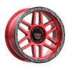 Mesa - 17in, Cast Aluminum, Candy Red W/ Black Lip, 17X8.5, 6X135, 0mm, 194933056958, 194933056958