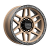 Mesa - 17in, Cast Aluminum, Matte Bronze W/ Black Lip, 17X9, 8X6.5, -12mm, 885463816982, 885463816982