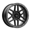 Mesa - 17in, Cast Aluminum, Satin Black W/ Gloss Black Lip, 17X8.5, 5X5.0, 0mm, 885463817231, 885463817231
