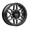 Mesa - 20in, Cast Aluminum, Satin Black W/ Gray Tint, 20X9, 8X6.5, 18mm, 885463817422, 885463817422