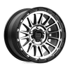 Impact - 17in, Cast Aluminum, Satin Black Machined, 17X9, 5X5.0, 18mm, 885463817897, 885463817897
