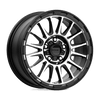 Impact - 16in, Cast Aluminum, Satin Black Machined, 16X8, 5X150, 0mm, 885463818009, 885463818009
