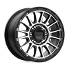Impact - 16in, Cast Aluminum, Satin Black Machined, 16X8, 6X5.5, 0mm, 885463817989, 885463817989