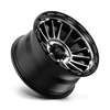 Impact - 17in, Cast Aluminum, Satin Black Machined, 17X9, 5X5.0, -12mm, 885463817903, 885463817903