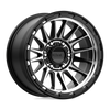Impact - 17in, Cast Aluminum, Satin Black Machined, 17X9, 6X5.5, -12mm, 885463817828, 885463817828