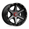 Tempo - 17in, Cast Aluminum, Satin Black W/ Gray Tint, 17X9, 6X135/5.5, -12mm, 194933043279, 194933043279