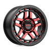 Recon - 18in, Cast Aluminum, Gloss Black Mach W/ Red Tint, 18X8.5, 6X5.5, 18mm, 194933005741, 194933005741