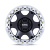 Vi Beadlock - 17in, Cast Aluminum, Satin Black W/ Machined Ring, 17X9, 6X5.5, -12mm, 194933385096, 194933385096