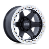 Vi Beadlock - 20in, Cast Aluminum, Satin Black W/ Machined Ring, 20X10, 6X135, -48mm, 194933359066, 194933359066
