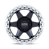 Vi Beadlock - 20in, Cast Aluminum, Satin Black W/ Machined Ring, 20X10, 6X135, -48mm, 194933359066, 194933359066