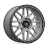 Grenade Off-Road - 20in, Cast Aluminum, Matte Gray W/ Matte Black Lip, 20X9, 5X5.0, 18mm, 194933009282, 194933009282