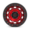 Tank Beadlock - 17in, Cast Aluminum, Candy Red, 17X9, 5X5.0, -15mm, 194933077823, 194933077823