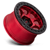 Riot Beadlock - 17in, Cast Aluminum, Candy Red W/ Satin Black Ring, 17X9, 6X5.5, -38mm, 194933216208, 194933216208
