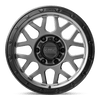 Grenade Off-Road - 16in, Cast Aluminum, Matte Gray W/ Matte Black Lip, 16X8, 6X5.5, -6mm, 194933009114, 194933009114