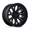 Hive - 20in, Fusion Forged, Matte Black W/ Gloss Black Lip, 20X9, 6X135, 1mm, 194933435104, SAEJ2530, 194933435104